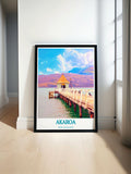 Akaroa Harbour Print – New Zealand Coastal Wall Art – Akaroa Travel Poster – Scenic Akaroa Harbour Decor – New Zealand Landscape Print